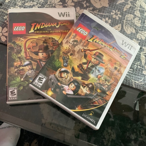 🔵 Wii Indiana Jones set of 2 - Picture 1 of 9